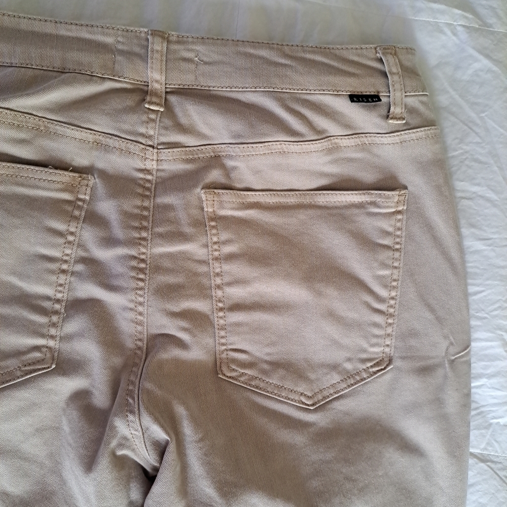 Risen Jeans Beige Size 30 Excellent Quality And Condition 32x33 - Picture 13 of 13